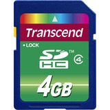 Transcend Secure Digital SDHC Card 4 GB, Speicherkarte Class 4