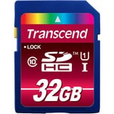 Transcend Secure Digital SDHC UHS-I 32 GB, Speicherkarte blau, UHS-I U1, Class 10