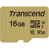 Transcend microSDHC Card 16 GB, Speicherkarte UHS-I U3, Class 10, V30