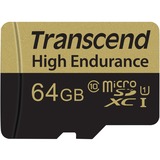 Transcend microSDXC Card 64 GB, Speicherkarte UHS-I U1, Class 10