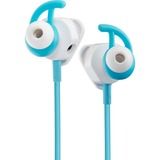 Turtle Beach Battle Buds, Gaming-Headset weiß/türkis, Klinke, MIkorofon