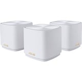 ASUS ZenWiFi AX Mini (XD4) AX1800 3er Pack, Mesh Router weiß, 1x Router + 2x Satellit