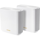 ASUS ZenWiFi AX (XT8) 2er Set, Mobile WLAN-Router weiß, Set aus zwei Geräten