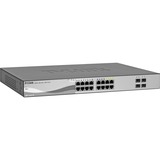 D-Link DGS-1210-16, Switch silber/schwarz, 4 Gigabit-Combo-Ports