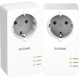D-Link DHP-P601AV StarterKit, Powerline weiß, zwei Adapter