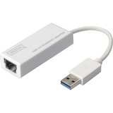 Digitus Gigabit-Ethernet USB-3.0-Adapter, LAN-Adapter weiß