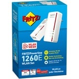 FRITZ! Powerline 1260 WLAN Set zwei Adapter