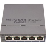 Netgear GS105E v2, Switch grau