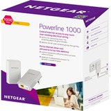 Netgear PL1000 Kit, Powerline weiß