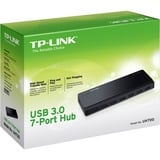 TP-Link 7-Port-USB-3.0-Hub (UH700), USB-Hub schwarz, inkl. Netzadapter