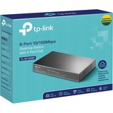 TP-Link TL-SF1008P V5.0, Switch schwarz, PoE