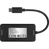 Transcend HUB2C, USB-Hub schwarz