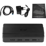 i-tec USB 3.0 Advance Charging HUB 4port, USB-Hub schwarz