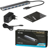 i-tec USB 3.0 Metal Charging HUB 7 Port, USB-Hub 