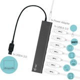 i-tec USB 3.0 Metal Charging HUB 7 Port, USB-Hub 