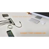 i-tec USB 3.0 Metal Charging HUB 7 Port, USB-Hub 