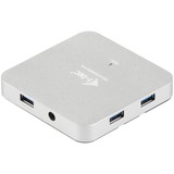 i-tec USB 3.0 Metal Charging HUB 7 Port, USB-Hub silber