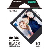 Fujifilm instax SQUARE BLACK Film, Fotopapier Schwarzer Rahmen