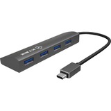 ICY BOX IB-AC6405-C, USB-Hub anthrazit