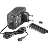 goobay Drehschalteradapter 2250 mA, Netzteil schwarz, 3-12 Volt