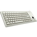 CHERRY Compact-Keyboard G84-4420, Tastatur hellgrau, US-Layout, Cherry Mechanisch