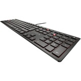 CHERRY KC 6000 SLIM, Tastatur schwarz, FR-Layout, Scissor-Switch