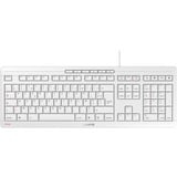 CHERRY STREAM KEYBOARD, Tastatur weiß/grau, FR-Layout, Cherry SX-Scherentechnologie