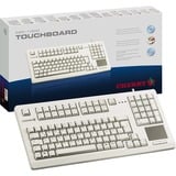 CHERRY TouchBoard G80-11900, Tastatur beige, DE-Layout, Cherry MX, mit Touchpad