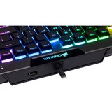 Corsair K70 RGB MK.2 Low Profile RAPIDFIRE, Gaming-Tastatur schwarz, DE-Layout, Cherry MX Low Profile RGB Speed