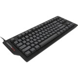 Das Keyboard 4C TKL, Gaming-Tastatur schwarz/anthrazit, US-Layout, Cherry MX Brown