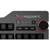 Das Keyboard 4 Professional, Gaming-Tastatur schwarz, US-Layout, Cherry MX Brown