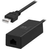 HORI USB 2.0 Adapter NSW-004U, USB-A Stecker > RJ-45 Buchse schwarz, 19cm