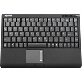 KeySonic ACK-540 U+, Tastatur schwarz, DE-Layout, mit Smart-Touchpad
