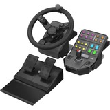 Logitech G Saitek Farm Sim Controller, Lenkrad schwarz/grau, Bundle für schwere Maschinen