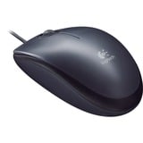 Logitech M90, Maus dunkelgrau, Retail