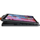 Logitech Slim Folio, Tastatur schwarz, DE-Layout, Scissor-Switch, für iPad 7., 8. und 9. Generation