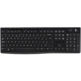 Logitech Wireless Keyboard K270, Tastatur schwarz, DE-Layout, Retail