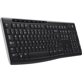 Logitech Wireless Keyboard K270, Tastatur schwarz, DE-Layout, Retail