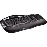 Logitech Wireless Keyboard K350, Tastatur schwarz, DE-Layout, Rubberdome, for Business