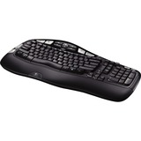 Logitech Wireless Keyboard K350, Tastatur schwarz, DE-Layout, Rubberdome, for Business