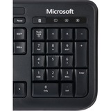 Microsoft Wired Keyboard 600, Tastatur schwarz, DE-Layout, Rubberdome