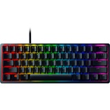 Razer Huntsman Mini, Gaming-Tastatur schwarz, DE-Layout, Razer Clicky Optical (Purple)