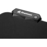 Sharkoon 1337 RGB V2 Gaming Mat 360, Gaming-Mauspad schwarz