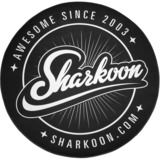 Sharkoon Floor Mat, Matte schwarz/weiß