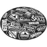 Sharkoon SKILLER SFM10, Schutzmatte schwarz/weiß