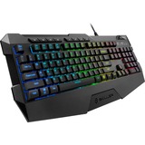Sharkoon SKILLER SGK4, Gaming-Tastatur schwarz, BE-Layout, Rubberdome