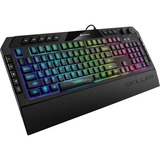 Sharkoon SKILLER SGK5, Gaming-Tastatur schwarz, US-Layout, Rubberdome