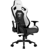 Sharkoon SKILLER SGS4, Gaming-Stuhl schwarz/weiß