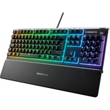 SteelSeries APEX 3, Gaming-Tastatur schwarz, DE-Layout, Rubberdome