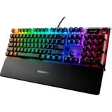SteelSeries APEX 7, Gaming-Tastatur schwarz, DE-Layout, SteelSeries QX2 Blue